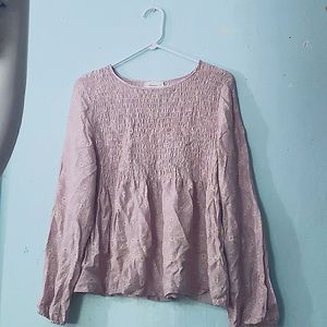Purple Floral Shirt